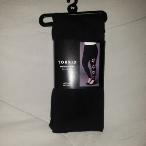 Torrid leggings with flower design